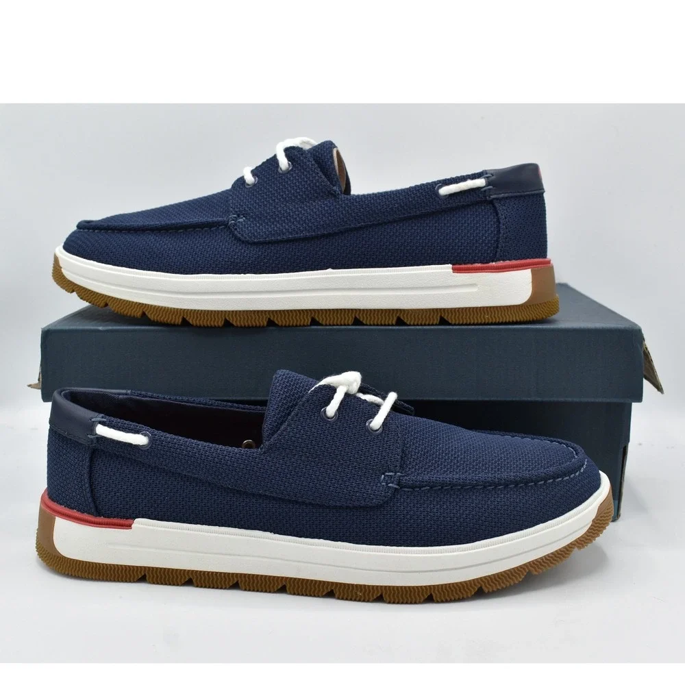 Sperry Womens Size 11 Augusta Boat Textile Navy Marine Boats Shoes Summer Beach